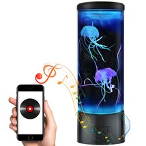 Jellyfish Night Light Lamp With Bluetooth Speaker White Noise Large Size Smart S - £59.14 GBP