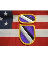 95th Civil Affairs Brigade  Airborne Beret Flash &amp; Para Oval Patch m/e - $7.50