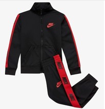 NWT $52 Nike Toddler Boys Navy Track Suit Athletic Jacket &amp; Pants Set Sz 24M - £23.89 GBP