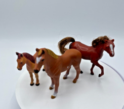 Vintage Lot of 3 Toy Horse Figures Safari Ltd, Grand Champions &amp; Funrise - £7.58 GBP