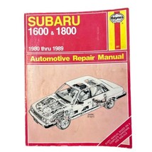 Subaru 1600 &amp; 1800 Haynes Automotive Owners Repair Manual 1980 thru 1989... - $10.36