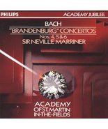 Bach: Brandenburgs 4 [Audio CD] Neville Marriner and Academy of Saint Ma... - £7.04 GBP