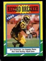 1986 Topps #2 Eric Dickerson Nmmt La Rams Rb Hof Nicely Centered *XR31354 - £3.08 GBP