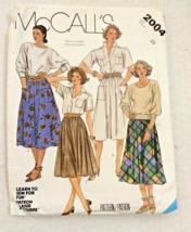 Vintage McCall&#39;s #2004 Skirt Misses Junior Teen Sewing Pattern - £3.09 GBP