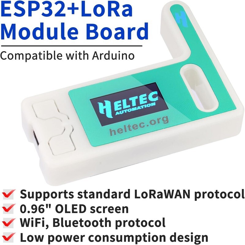 2 Pack ESP32 LoRa V3 915MHz OLED Display SX1262 Antenna Case Arduino Meshtastic Item image 2