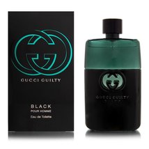 Gucci Eau de Toilette Spray for Men, Guilty Black Pour Homme, 1.6 Ounce - $96.95