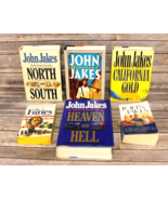JOHN JAKES Lot 6 Books NORTH &amp; SOUTH, LOVE &amp; WAR, HEAVEN &amp; HELL, CHARLESTON - £29.14 GBP