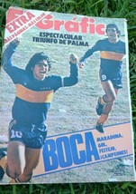 Gol Maradona, magazine El grafico collection Boca Jrs Campeon  number 32... - $78.21