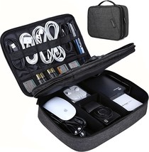 Electronic Organizer, BAGSMART Accessories Organizer Travel Double Layer - £33.46 GBP