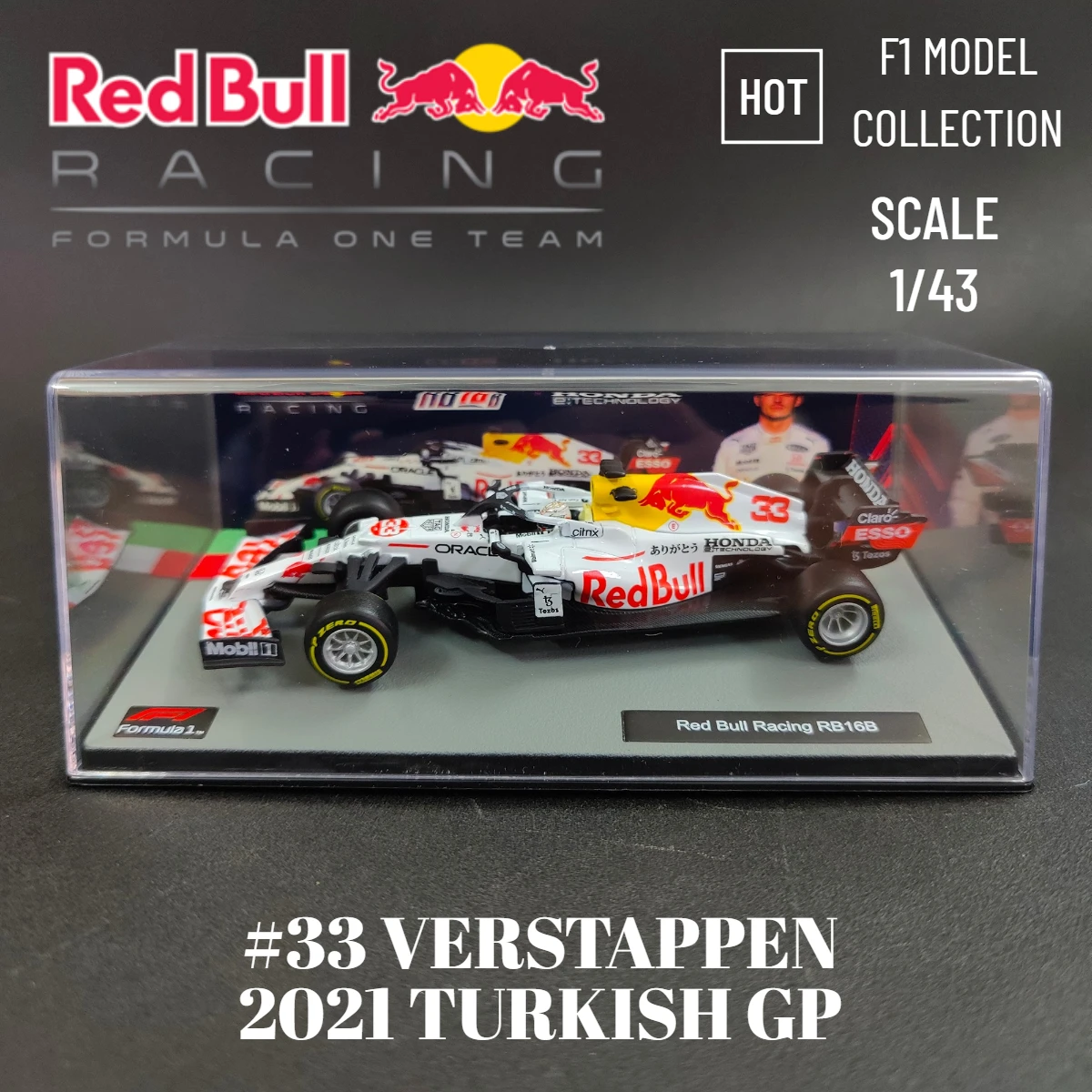 Bburago Scale 1:43 F1 2020 2021 2022 Car Model with Case Red Bull Racing RB16B V - £106.73 GBP