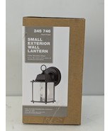 Home Depot Outdoor Coach Wall Lantern Clear Beveled Glass Black 8.5&quot; 245746 - $19.79