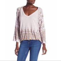 Free People Medallion Print Boho Top Medium NWT - $29.99