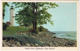 New York Postcard Cape Vincent Tibbets Point Lighthouse - £2.32 GBP