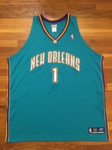 Authentic 2003 Reebok New Orleans Hornets Baron Davis Road Teal Jersey 56 - £247.48 GBP