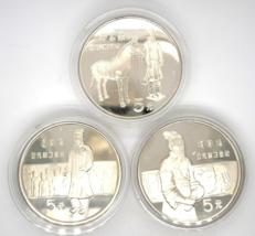 1984 Silver China 5 Yuan 3 of 4 Historical Figures Gem Proof Coins - $235.81