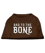 Bad to the Bone Dog Shirt Brown XS - $42.38 CAD