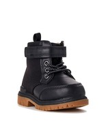 Wonder Nation Baby Boy Combat Boot, Size 3 Color Black - £22.56 GBP
