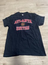 Atlanta United FC MLS Adult Shirt Size M Mens Soccer Black - $14.80