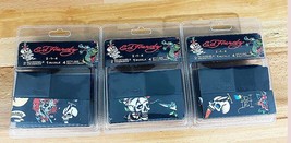 Ed Hardy Tattoo You 2-1-4 Dual Reversible Web Belt 2 Pack up to Sz 44 New w/Tag  - £19.67 GBP