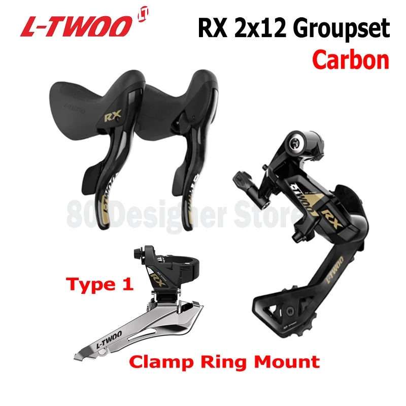 LTWOO RX 2x12 Speed Road 24s Road Groupset 4Kit,  Shifter+  Rear Derailleur+Fron - £269.22 GBP