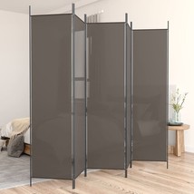  5-Panel Room Divider Anthracite 98.4&quot;x78.7&quot; Fabric - $112.85
