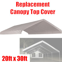 20 x 30 feet Roof Top Cover White Tarp for Replacement Outdoor Canopy He... - $121.54