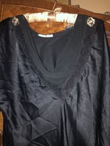 Vintage 1990’s Ralph Montenero Lounge Pajamas Set Sexy Black  NOS Original Tags - £70.64 GBP