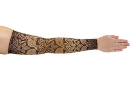 CASBAH BEIGE Compression Sleeve by LYMPHEDIVAS, Gauntlet Option ANY SZ &amp;... - $92.00+