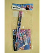 New Disney Japan Frozen 2 Elsa Anna Olaf Stationery Set Memo/Pencil/Eraser - $18.51 MXN