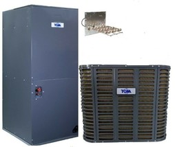 2.5 Ton 14 Seer Heat Pump System Air Handle,Condenser,Heat Strip - $2,445.10