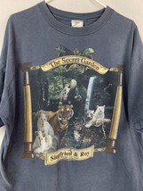 Vintage Siegfried &amp; Roy T Shirt Promo Tee Vegas Secret Garden Mens XL USA 90s - $34.99