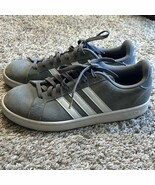 Adidas Cloudfoam Shoes Mens Size 11.5 Suede Comfort Sneakers - $552.13 MXN