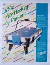 Dynamo Deluxe Edition Air Hockey Table Promo FLYER Advertising Promo Arcade Game - £15.17 GBP