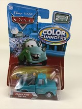 Color Changers 2009 Disney Cars Brand New Mater Tow Truck 2 Paint Jobs Blu Green - £33.03 GBP