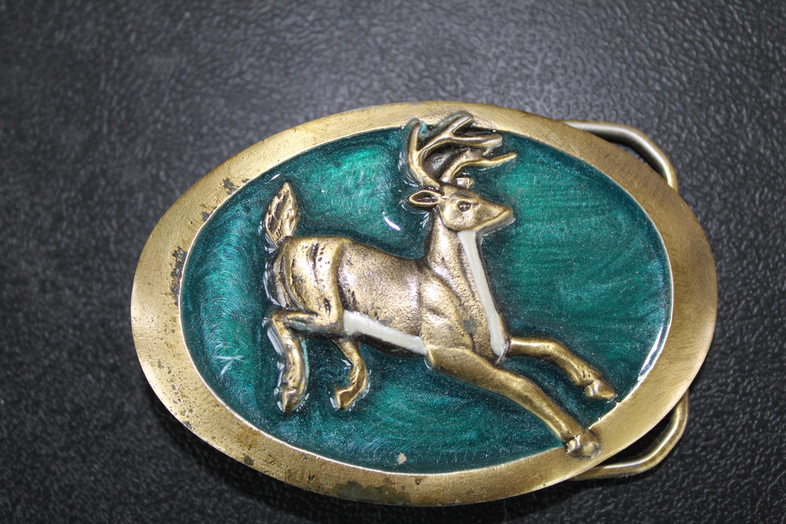 Leaping deer belt buckle- NEW - $12.95