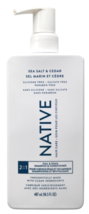 Native 2 In 1 Shampoo &amp; Conditioner Sea Salt &amp; Cedar 16.5 Oz - £5.97 GBP