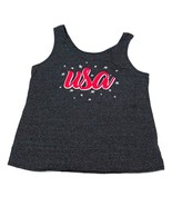 Dark Gray USA and Stars Tank Top US XL (16-18) - $272.54 MXN