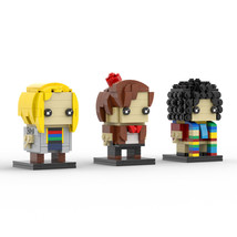 BuildMoc The 4th, 11th, and 13th Doctors Model from Sci-Fi TV Series 486 Pieces - £27.81 GBP