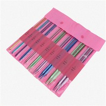 Rainbow StitchCraft Knit Kit - 20Pcs Aluminum Needles, 10in Ultra Light Single P - $63.31