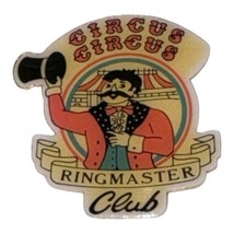 Circus Circus Ringmaster Club Reno Las Vegas Nevada Epoxy Tie Lapel Pin ... - £12.50 GBP