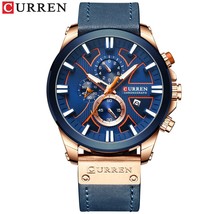 Curren Wrist Watch For Men Fashion Waterproof Watches Men&#39;s Relogs Sport... - £48.28 GBP