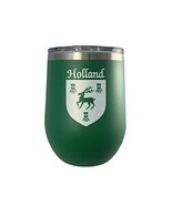 Holland Irish Coat of Arms Stemless Wine Travel Tumbler - $37.52 CAD