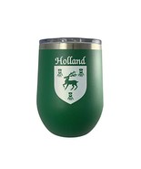 Holland Irish Coat of Arms Stemless Wine Travel Tumbler - £21.55 GBP