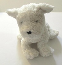 Plush Toy Stuffed Dog White 10in Long 5in Tall - £8.79 GBP