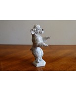 ROSENTHAL Germany Standing Dancing Poodle Figurine F. Heidenreich 7.25H - $2,209.86 MXN
