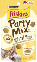 Friskies Party Mix Cat Treats Natural Yums with Real Chicken 2.1 oz Fris... - £11.46 GBP