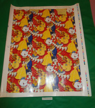 Walt Disney Beauty and The Beast 7 1981 Gift wrap Proof Verification Sheet set - $193.04