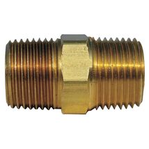 1/2 in. MPT X 1/2 in. D MPT Brass Hex Nipple - $8.95