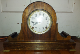  Sessions mantel clock 8-day half-hour strike turn back Needs repaired? - $140.24
