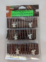 Lemax Spooky Town Collection 44135 Ghostie Wire Wooden Fence 2004 Halloween NEW - £14.93 GBP
